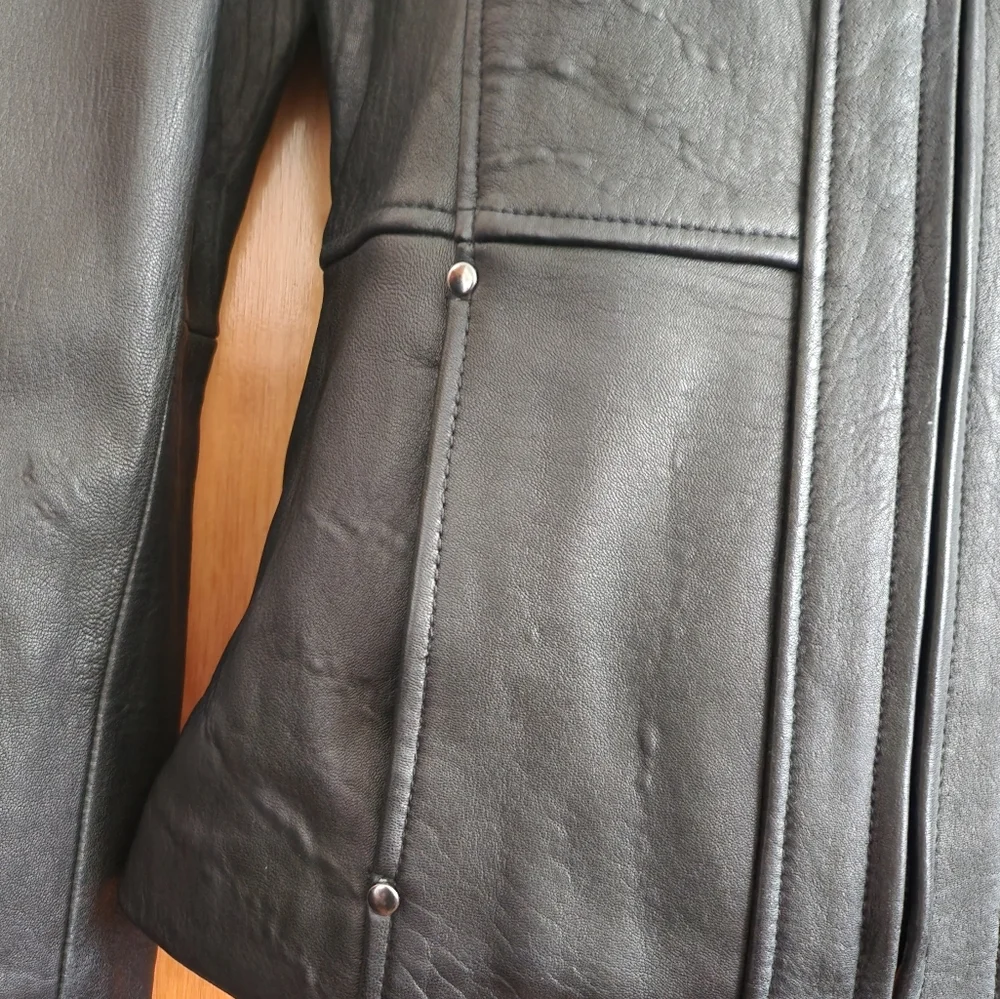 Style & Co Leather Jacket
